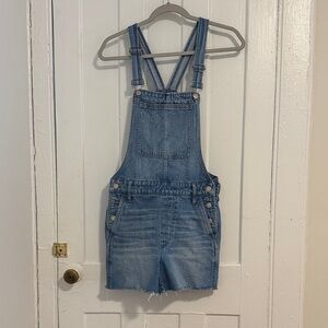 Madewell Blue Denim Overalls
